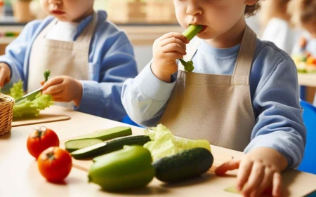Les Fruites i Verdures d'Hivern en els Menús de Servei d'àpats per a Guarderies